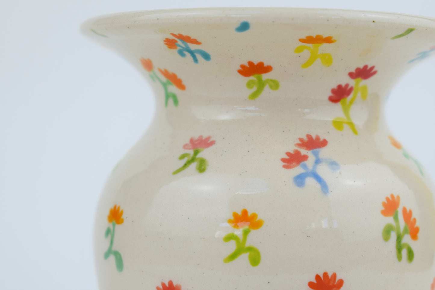 Multicoloured Floral Mini Vase