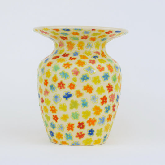 Green Floral Mini Vase