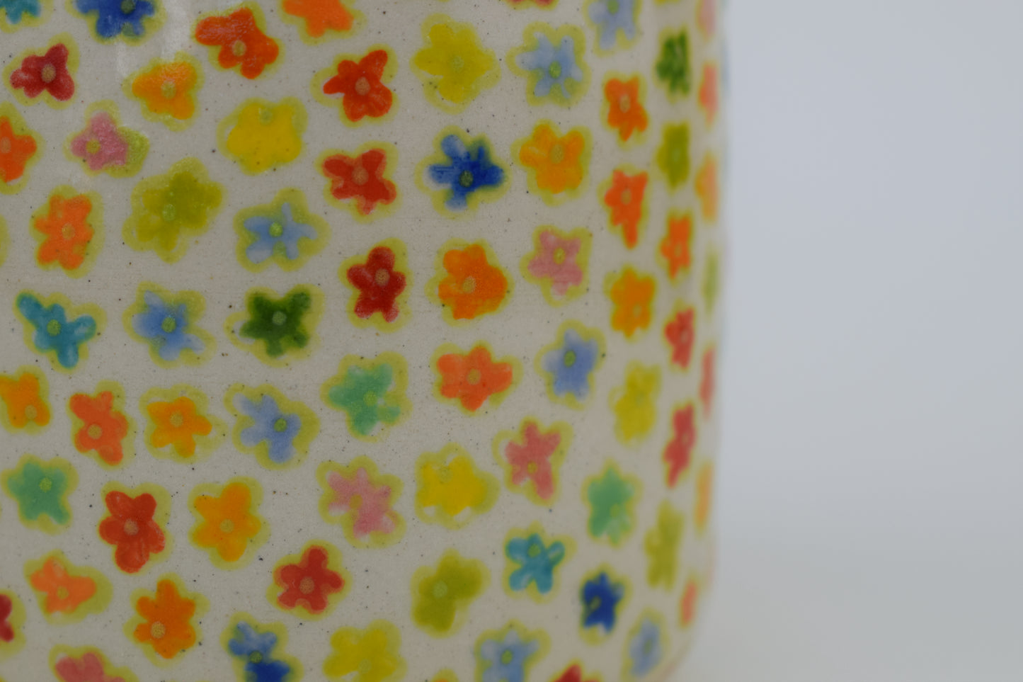 Green Floral Tea Light Holder