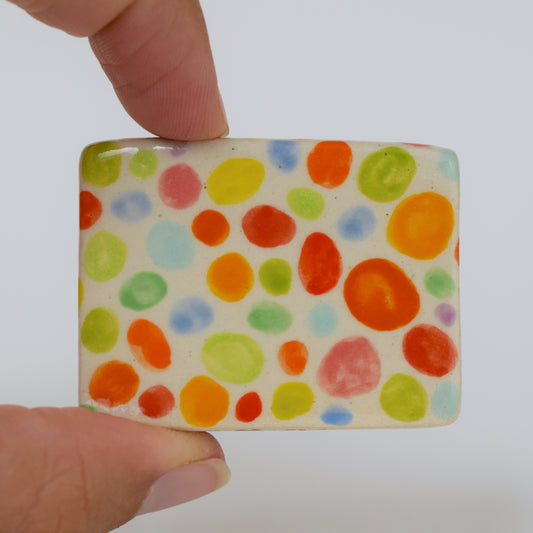 Multicoloured Spot Photo Holder *Seconds*