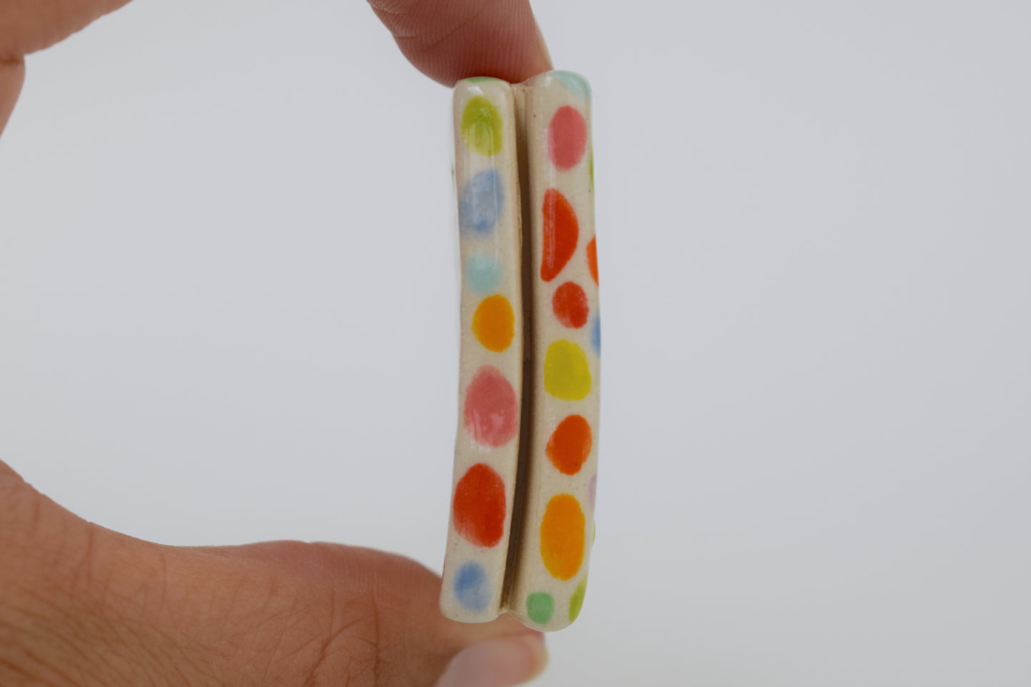 Multicoloured Spot Photo Holder *Seconds*