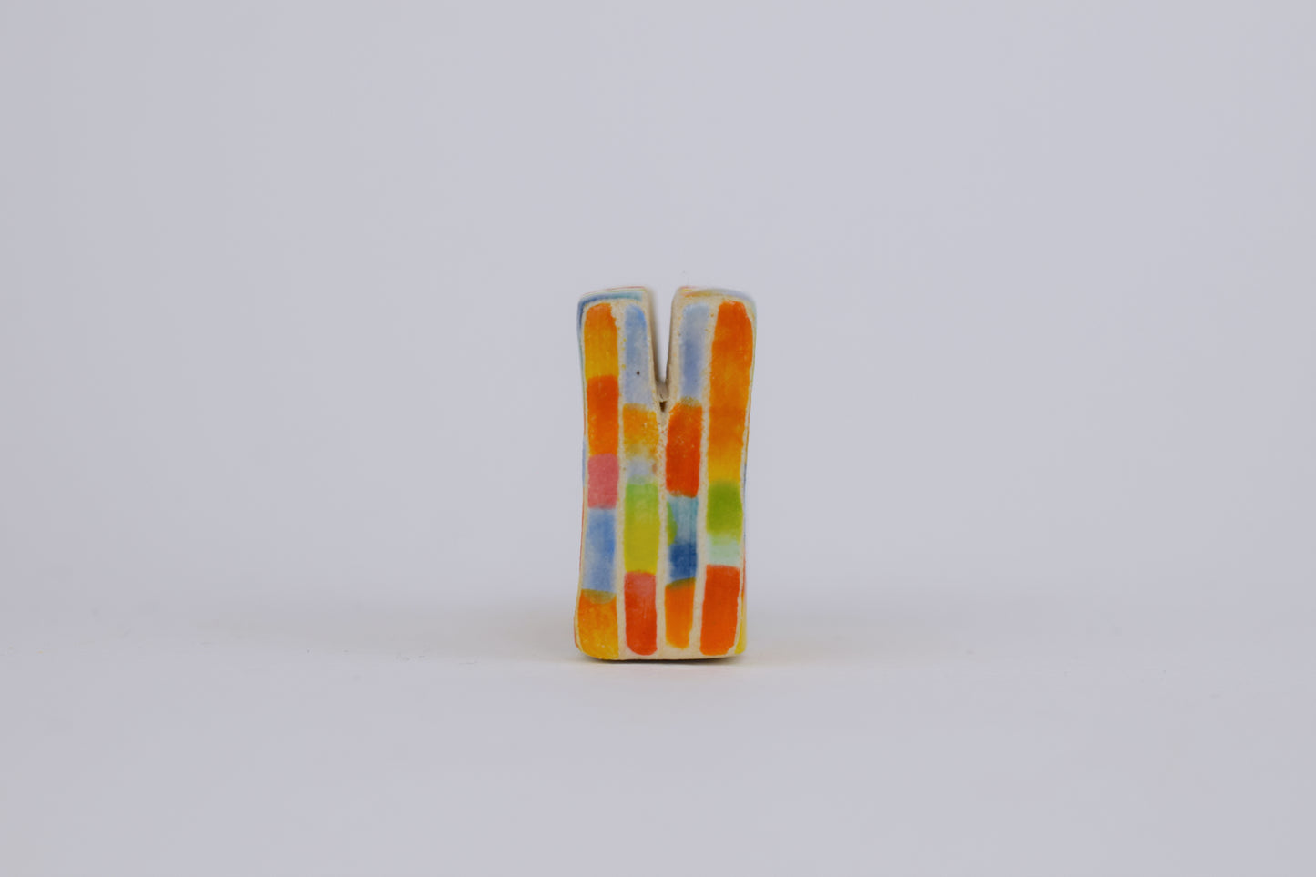 Multicoloured Stripe Photo Holder