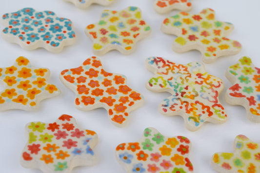 Joyful Flower Magnets