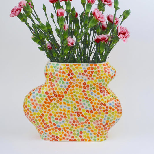 Flower Patch Blob Vase