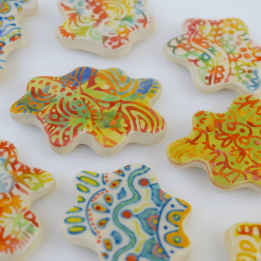 Joyful Abstract Magnets