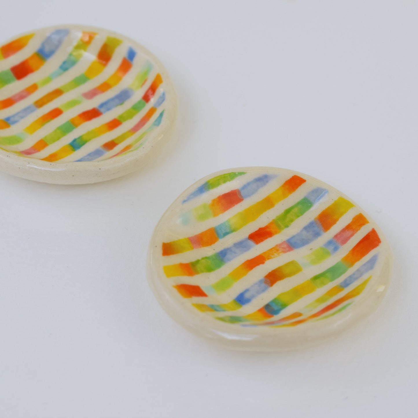 Rainbow Ribbon Mini Trinket Dish