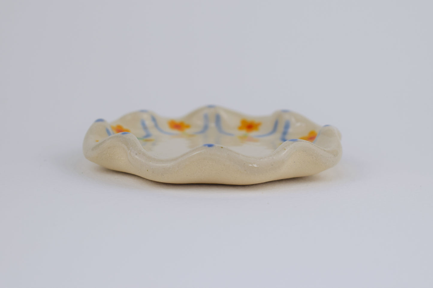 Orange flower Ring Dish