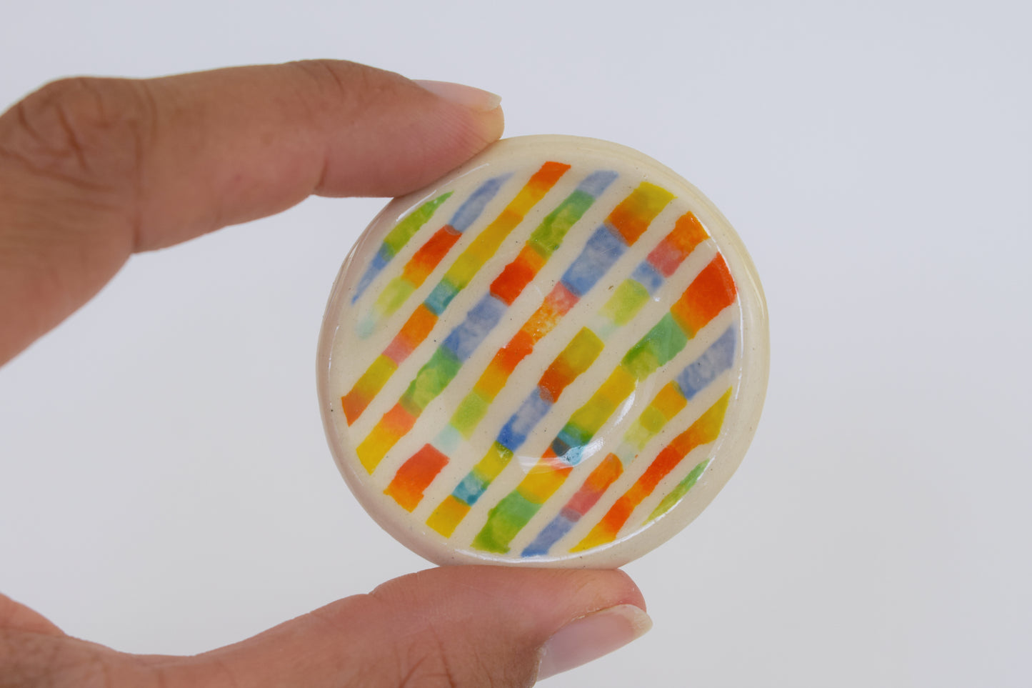 Rainbow Ribbon Mini Trinket Dish