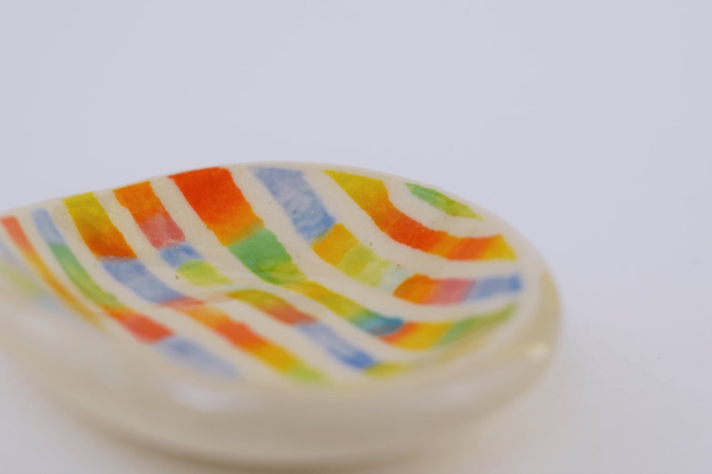 Rainbow Ribbon Mini Trinket Dish