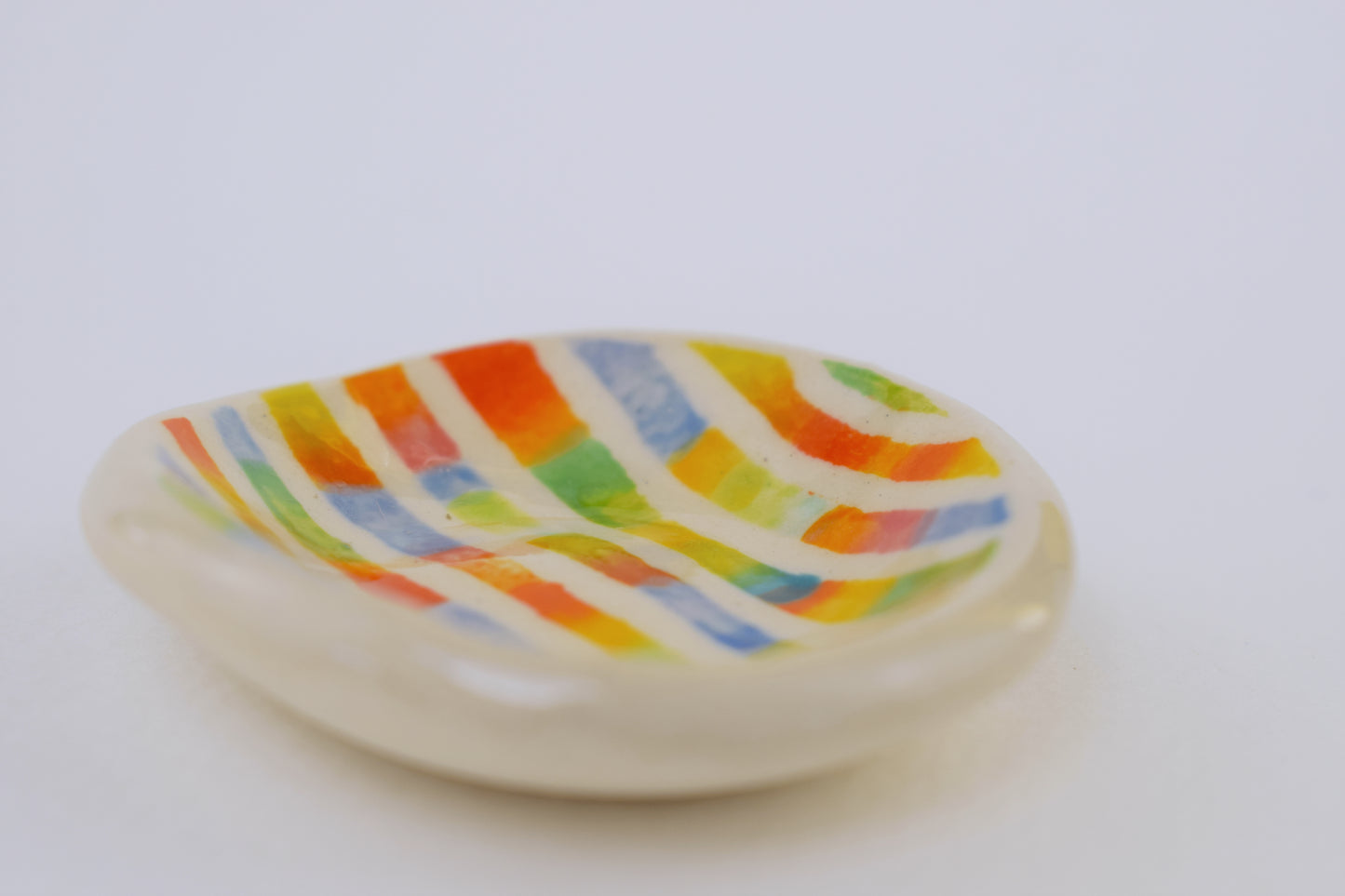 Rainbow Ribbon Mini Trinket Dish