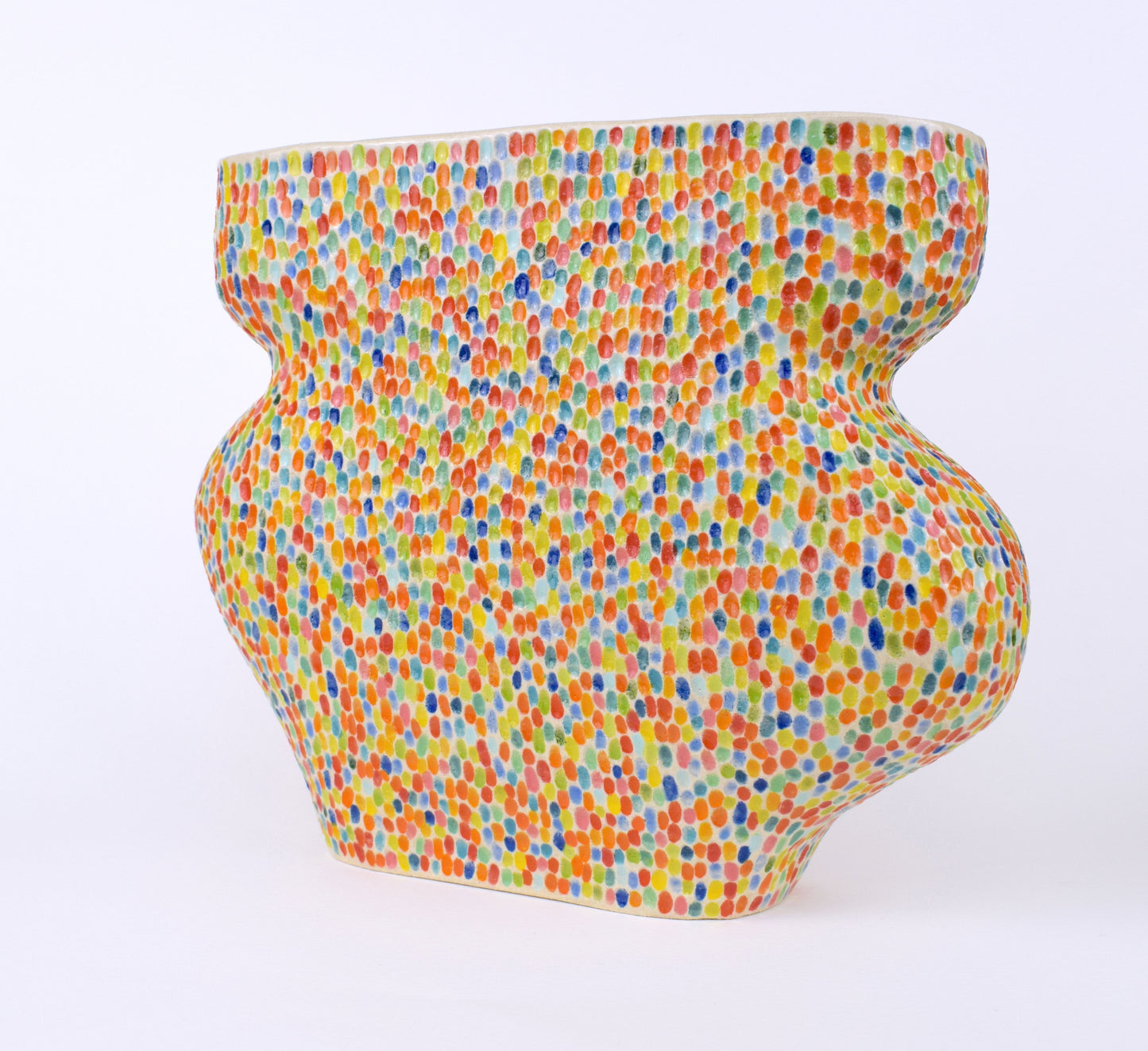 Sunshine Carved Blob Vase