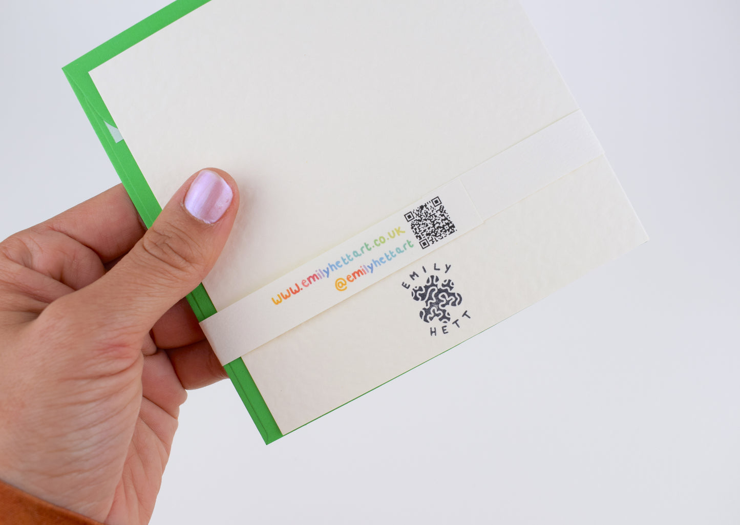 Green Flower Greeting Gard (3 for £20)
