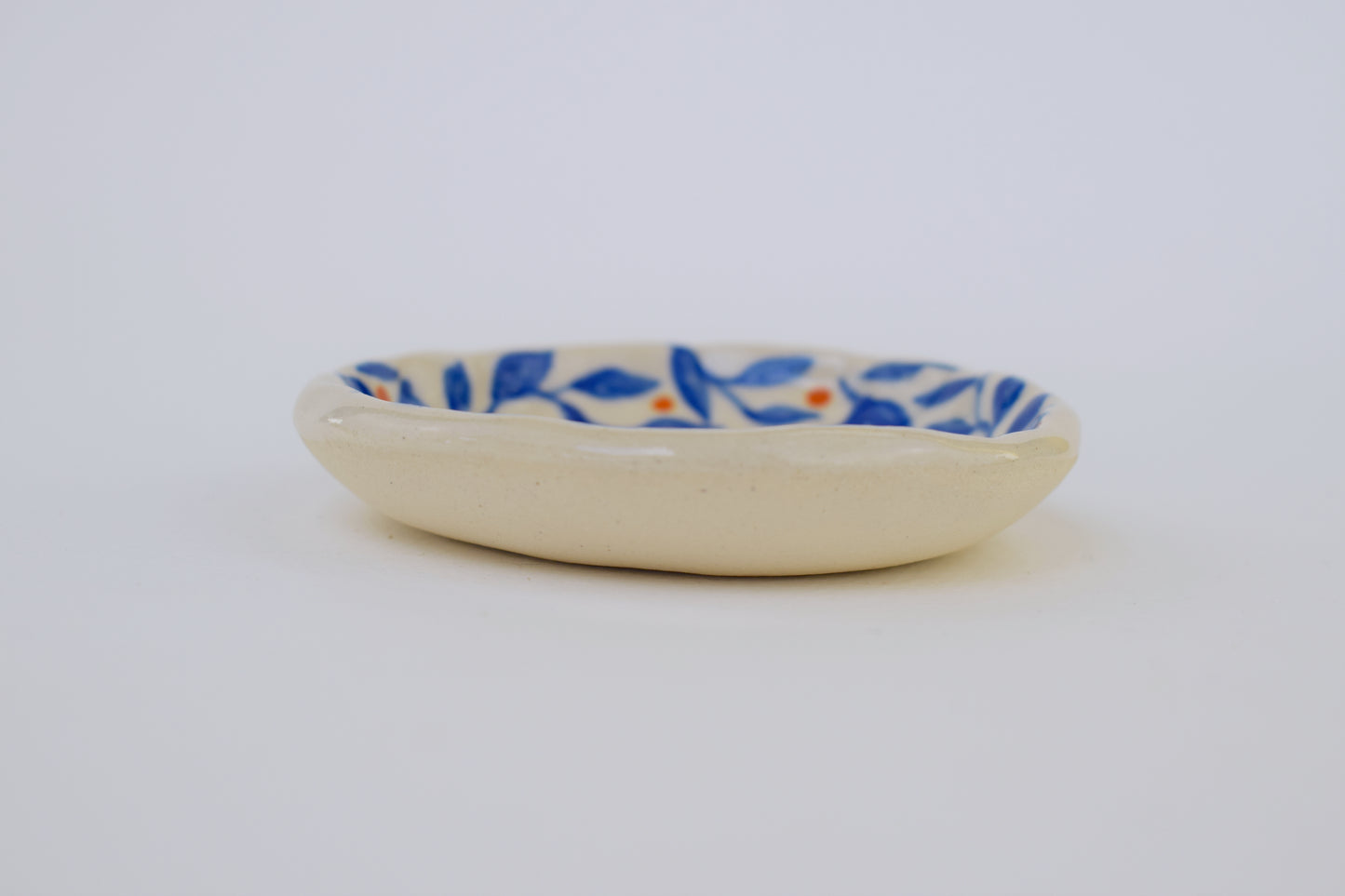 Blue LeaF Trinket Dish