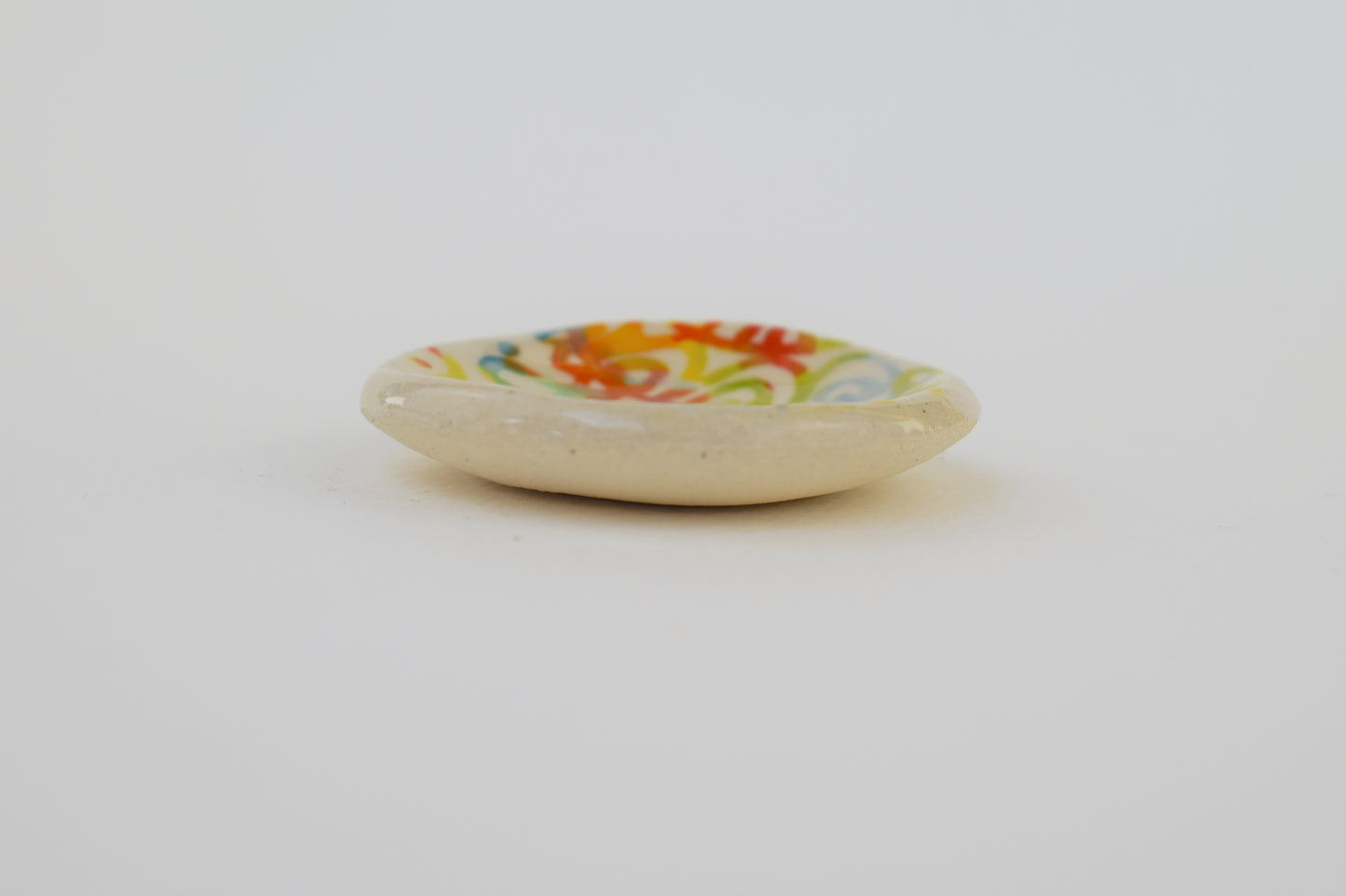 Multicoloured Abstract Mini Trinket Dish