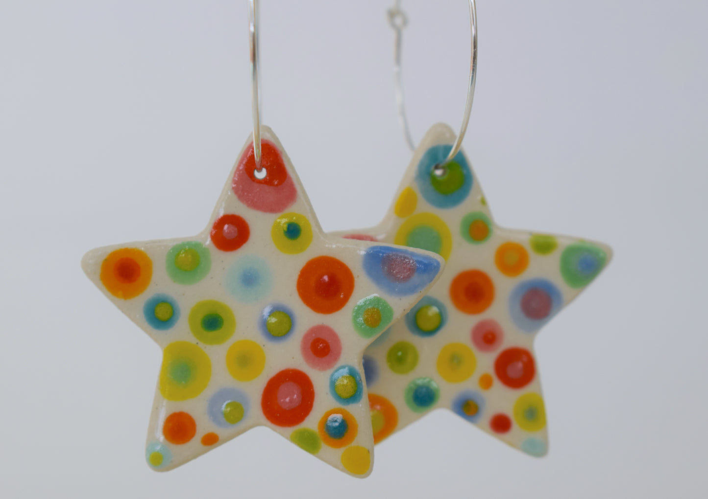 Spotty Dotty Star Earrings