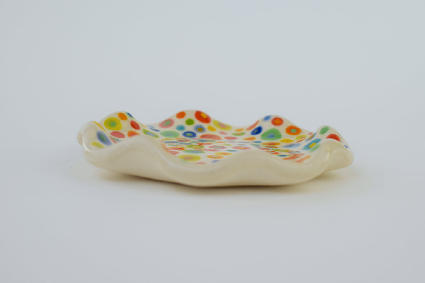 Multicoloured Spot Trinket Dish