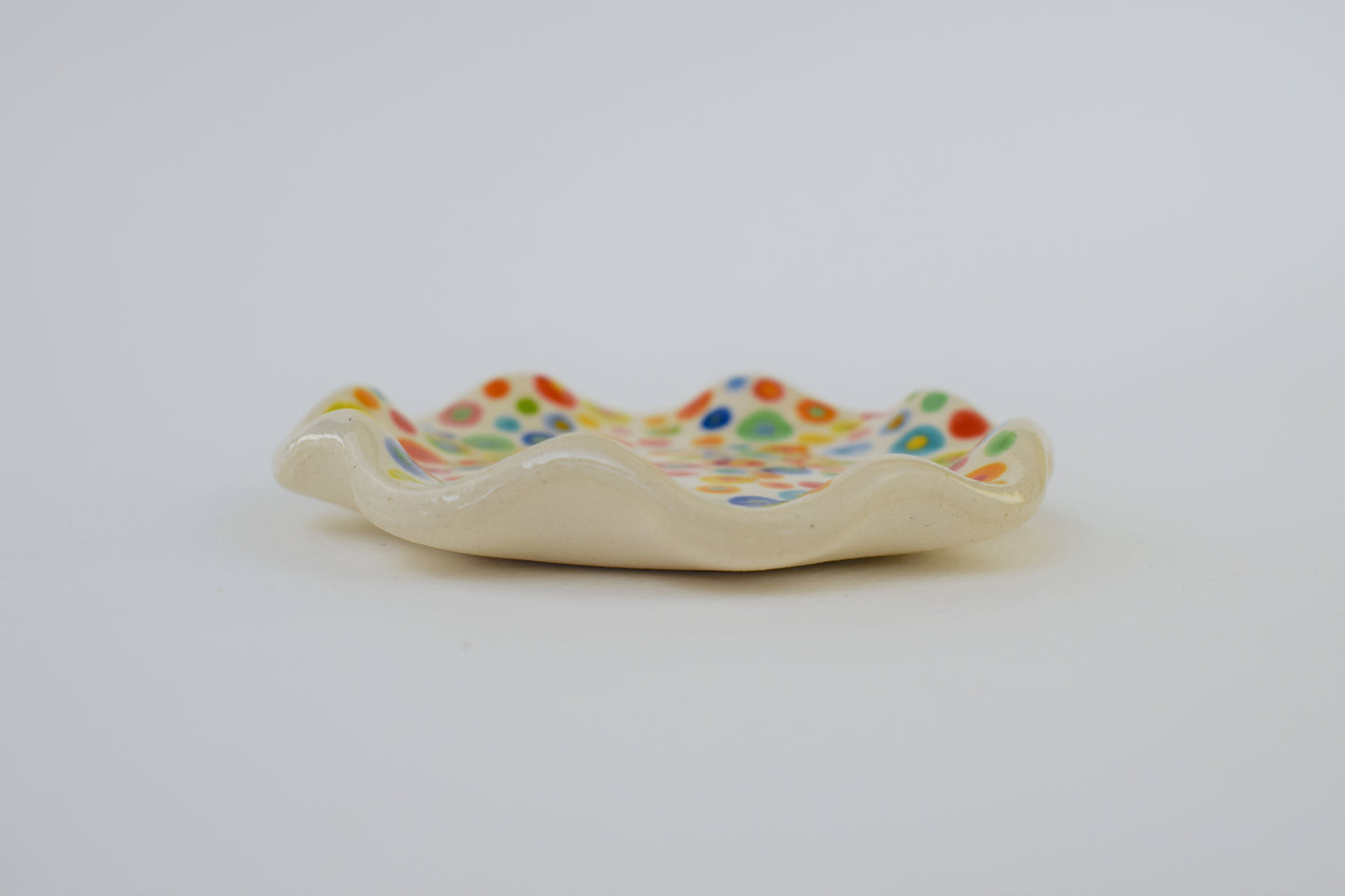 Multicoloured Spot Trinket Dish