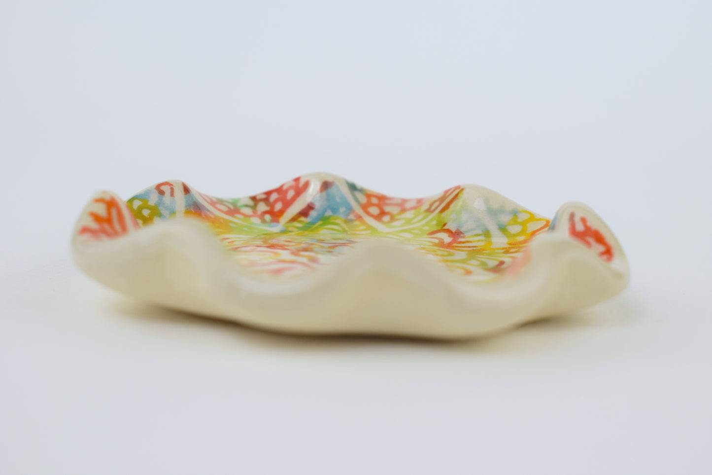 Abstract Batik Trinket Dish