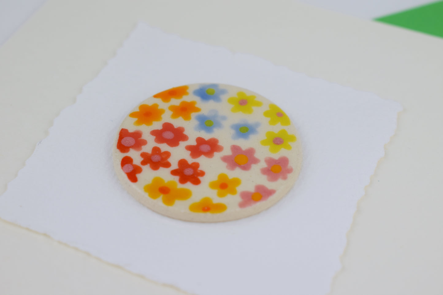 Multicoloured Floral Greeting Card (3 for £20)