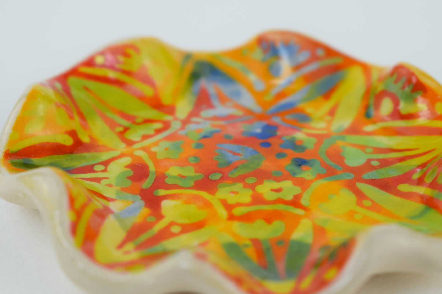 Batik Floral Harmony Trinket Dish