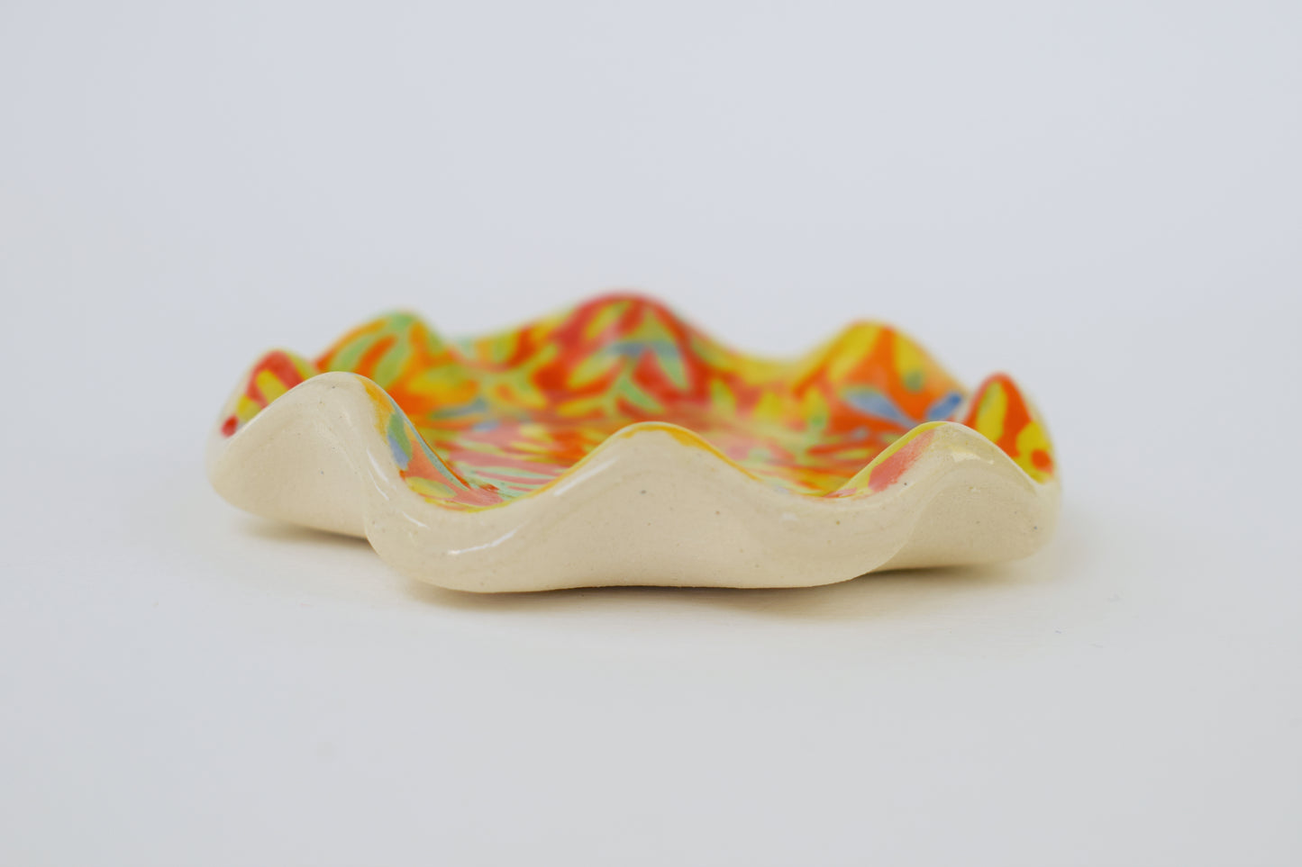 Batik Leaf Trinket Dish