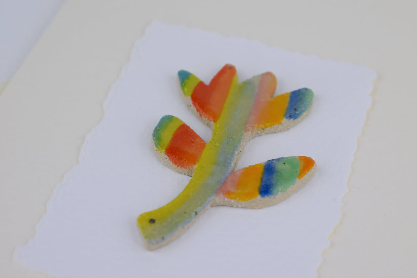 Rainbow Flower Greeting Gard (3 for £20)