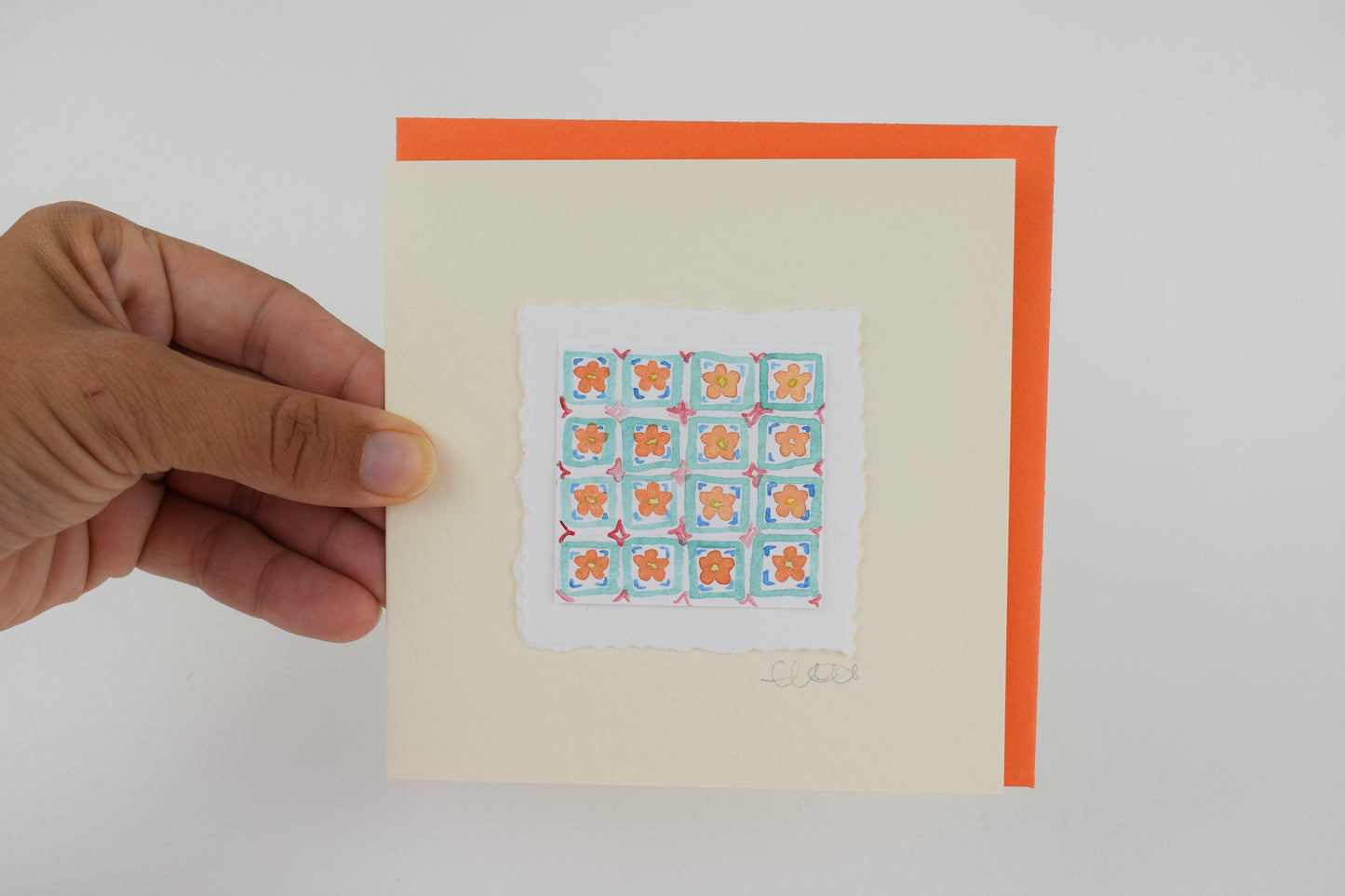 Abstract Tile Greeting Card (3 for £20)