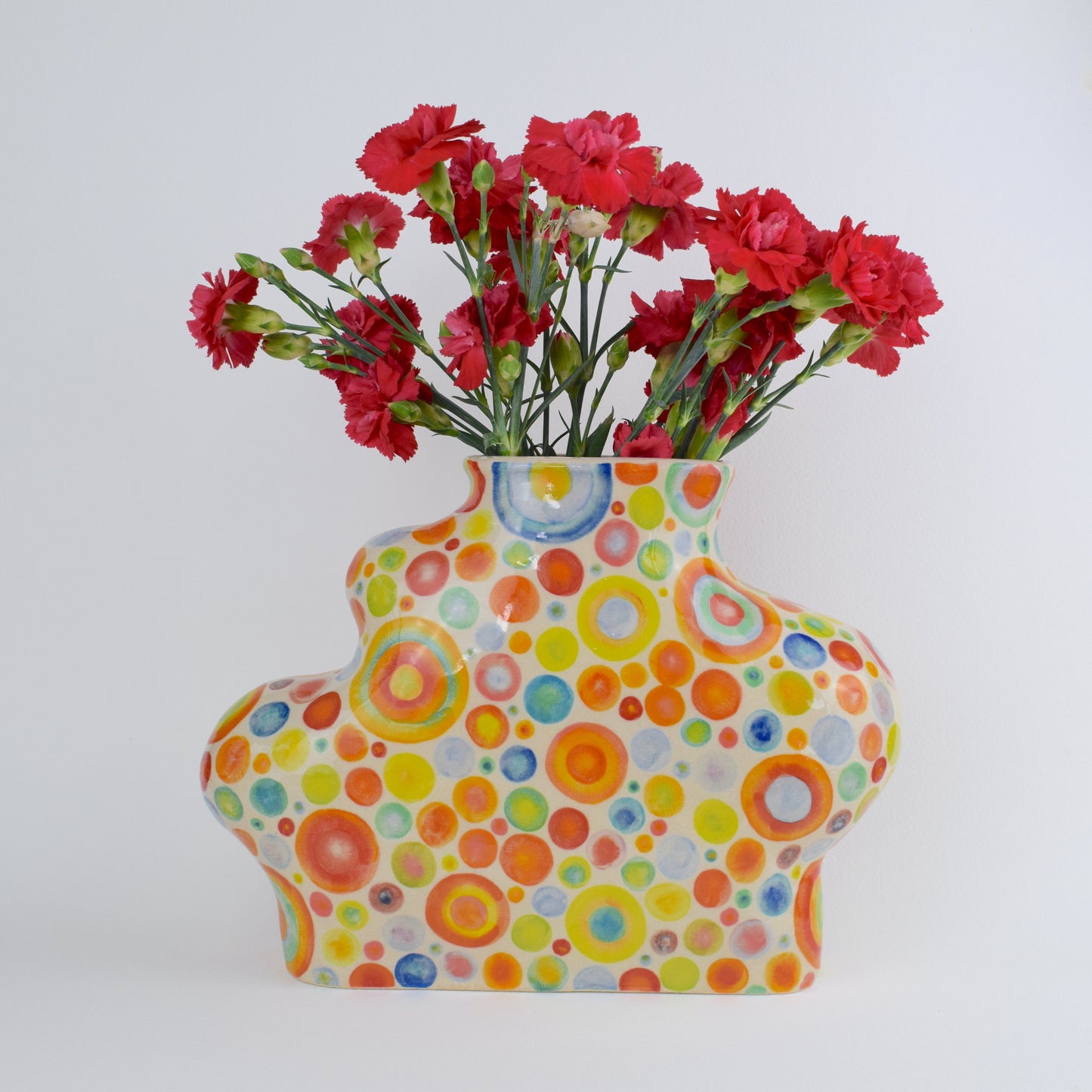 Multicoloured Spot Blob Vase