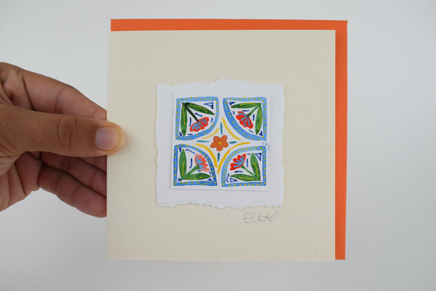 Abstract Tile Greeting Card (3 for £20)