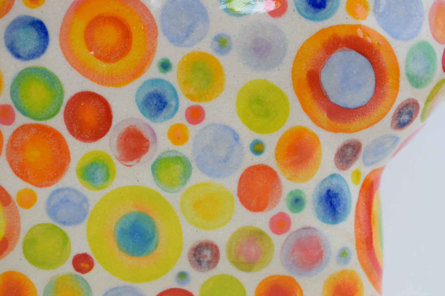 Multicoloured Spot Blob Vase