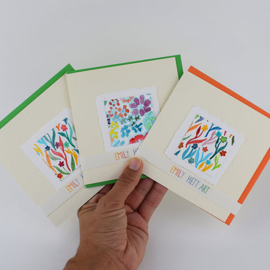 Floral Greeting Card (3 for £20)