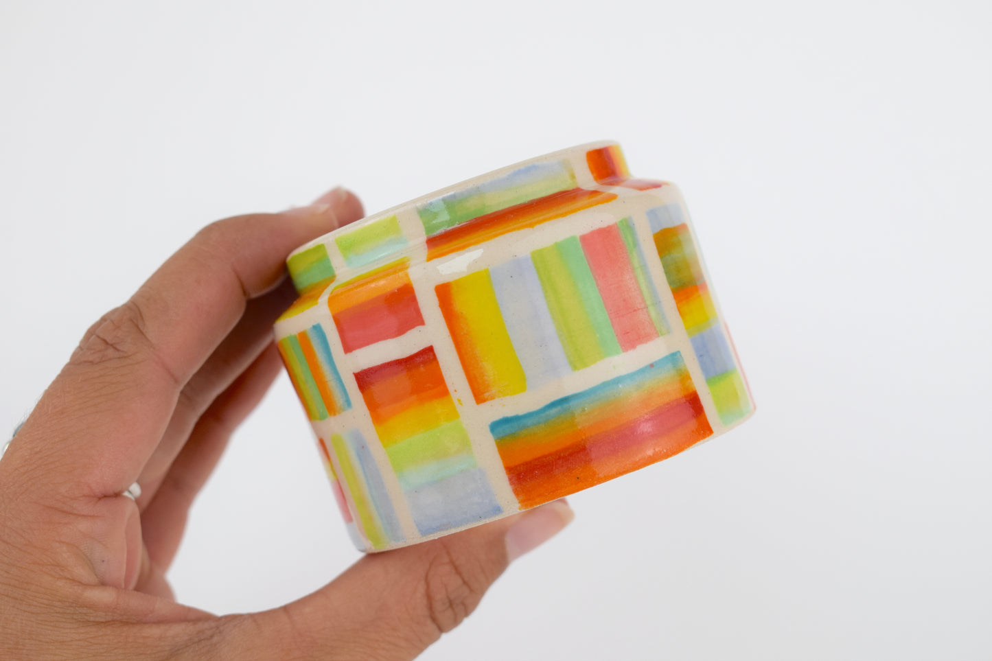 Colourful Cubes Vase IV