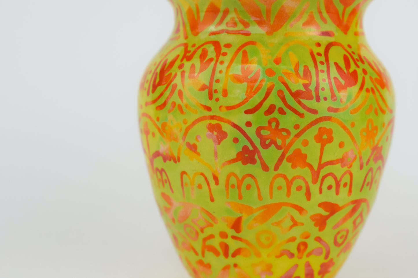 Batik Bloom Mini Vase