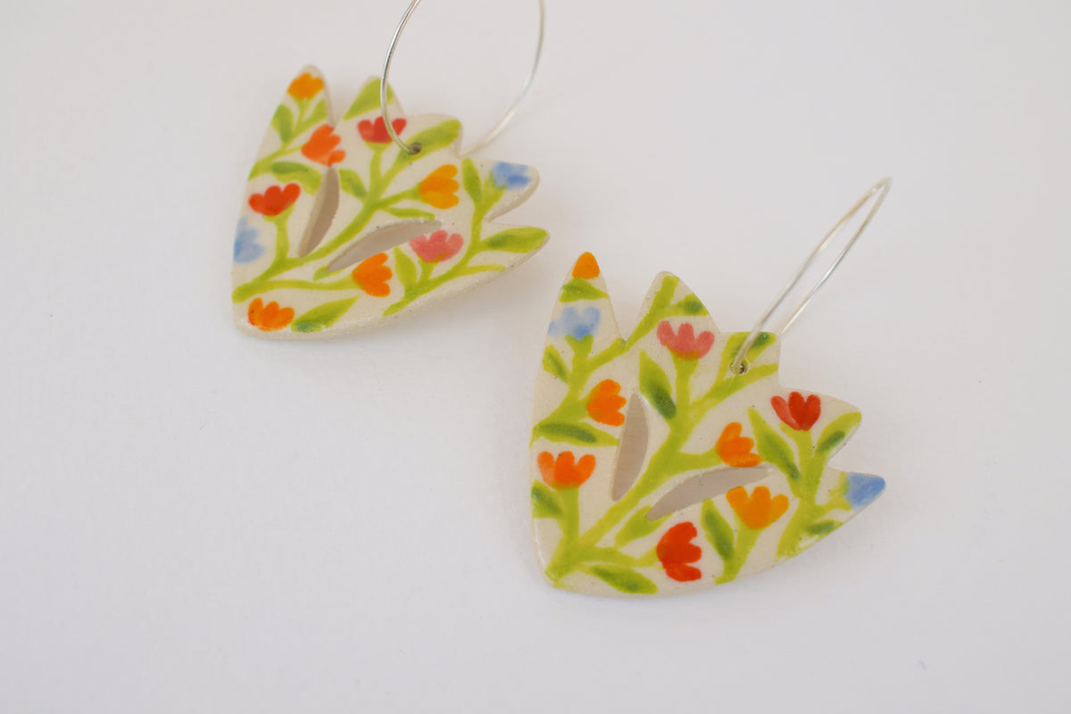 Floral Harmony Tulip Earrings