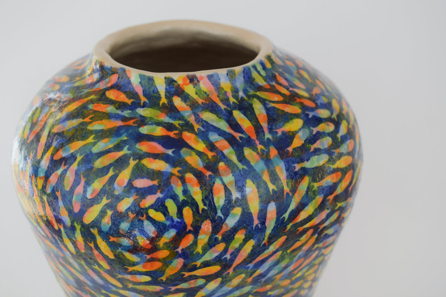Shoal of Fish Large Vase