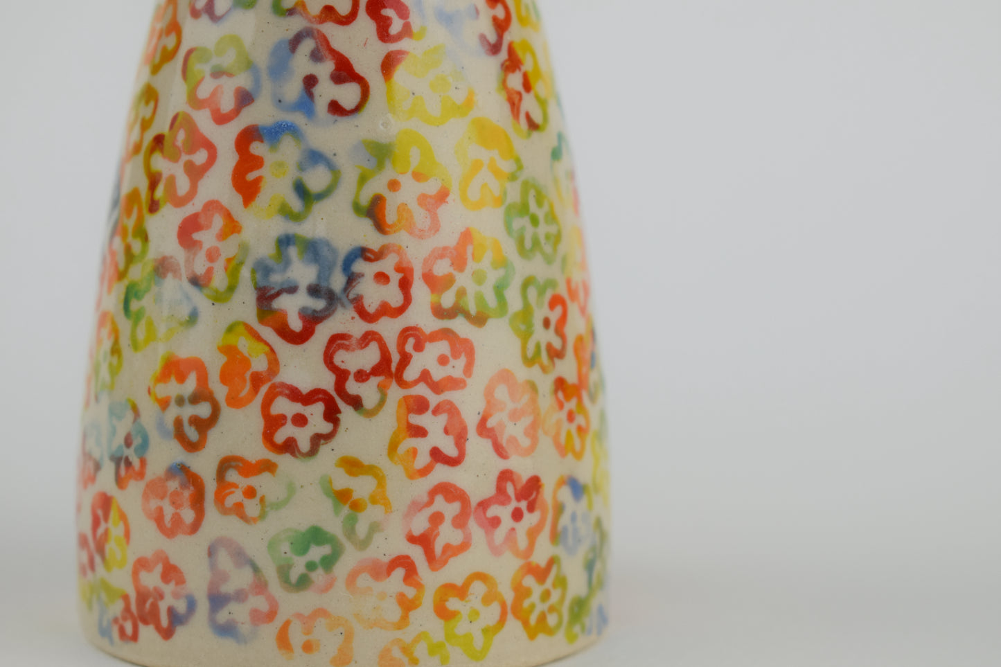 Rainbow Flower Vase