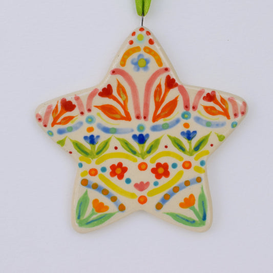 Hanging Star - Floral Harmony V