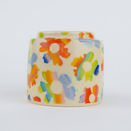 Rainbow Bloom Mini Vase