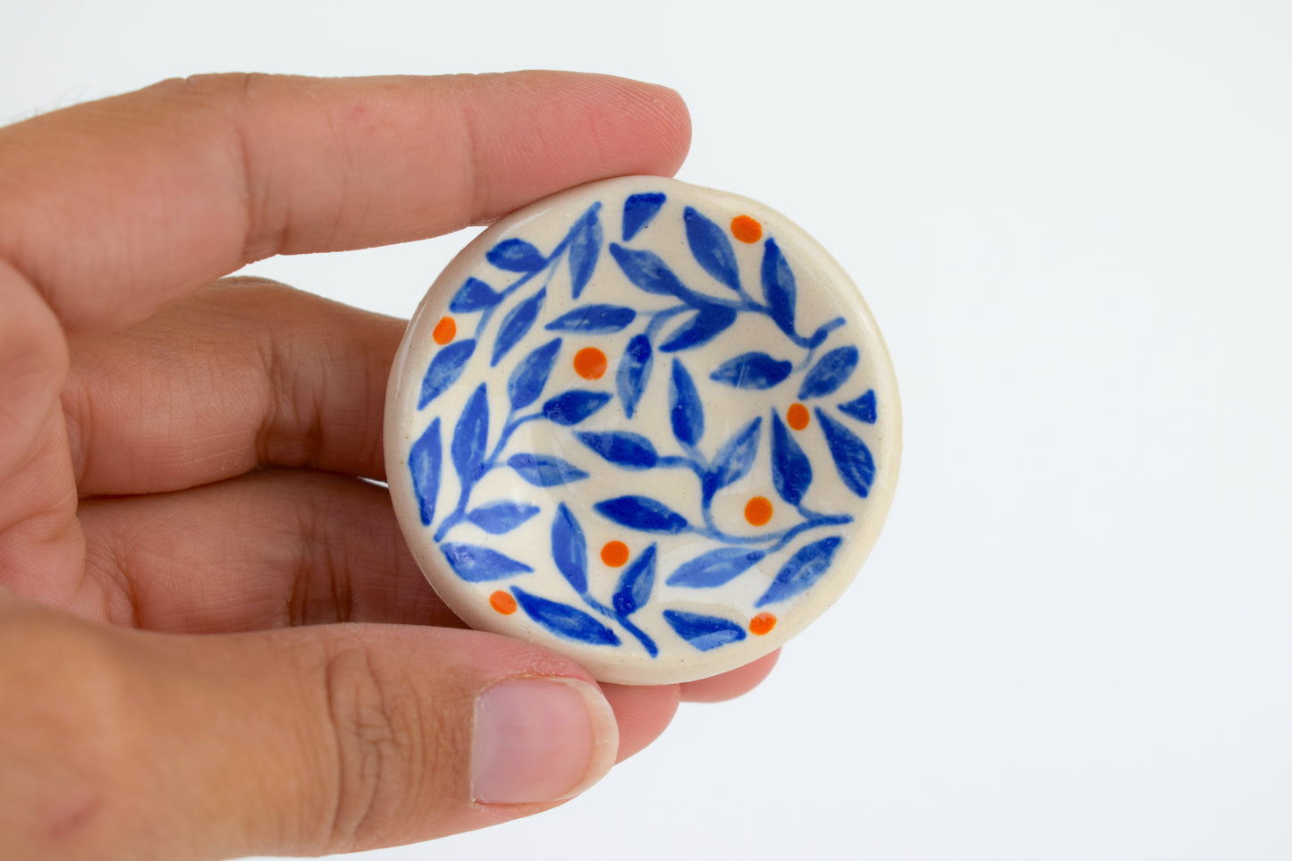 Blue Leaf Dish (mini)