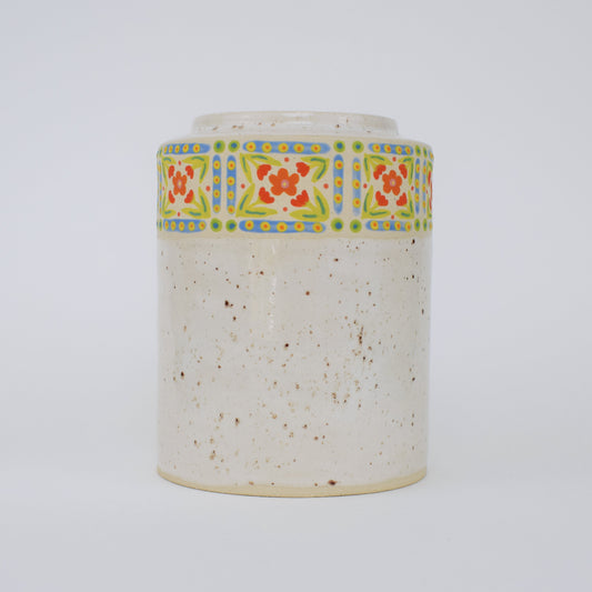 Tile Bloom Border Vase