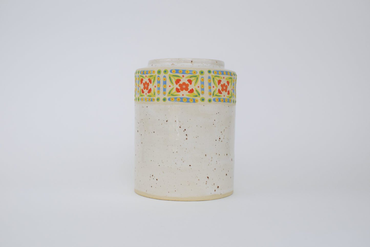 Tile Bloom Border Vase