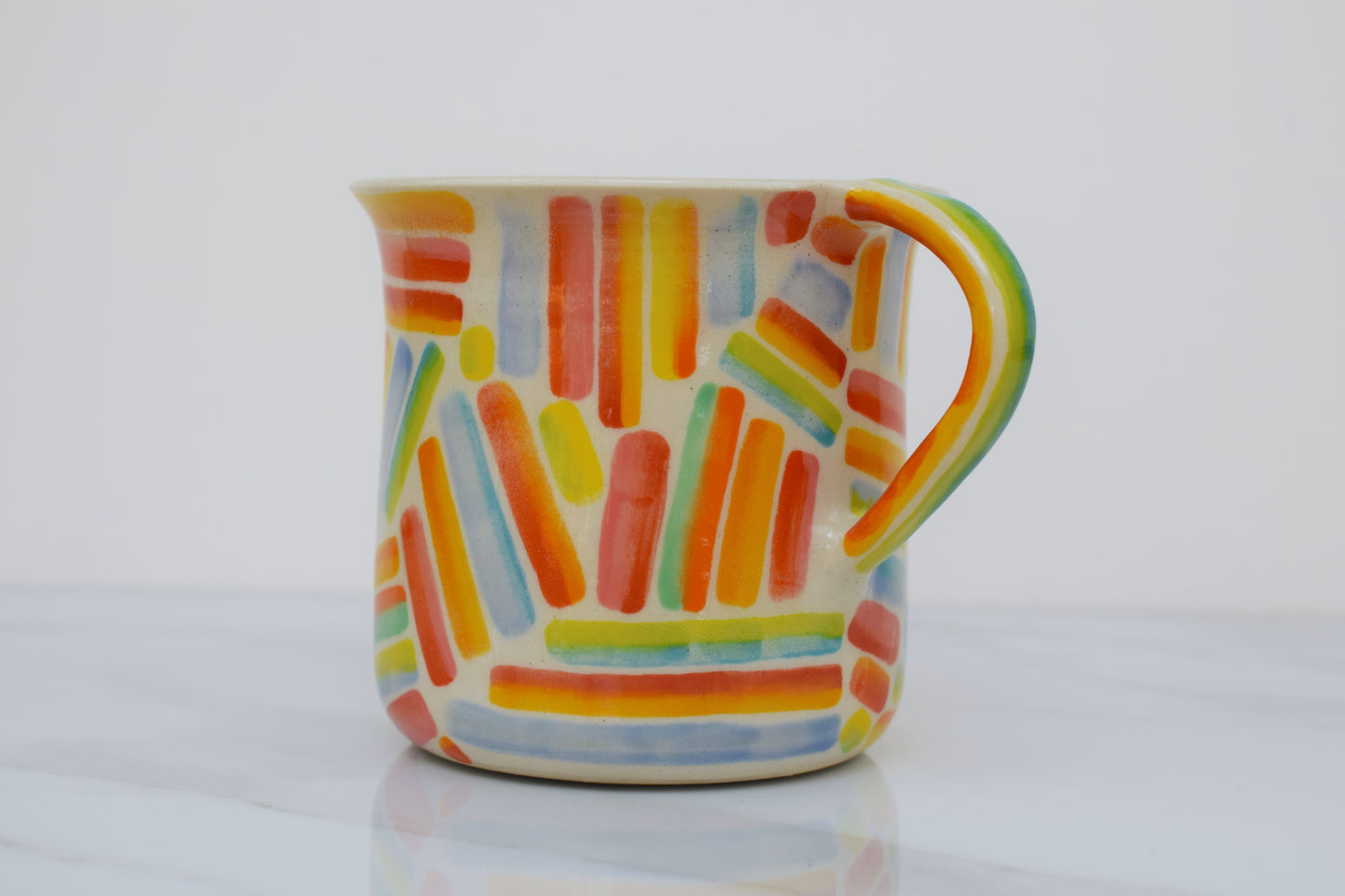 Imperfect Rainbow Stripe Mug