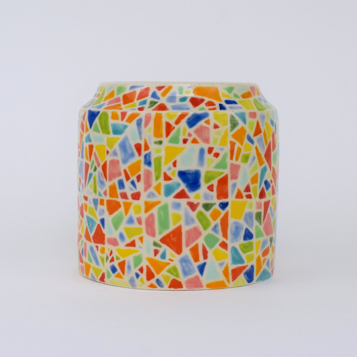 Stained Glass Window Vase