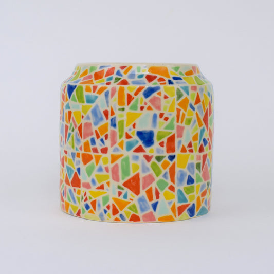 Stained Glass Window Vase