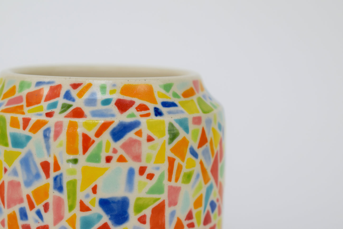 Stained Glass Window Vase