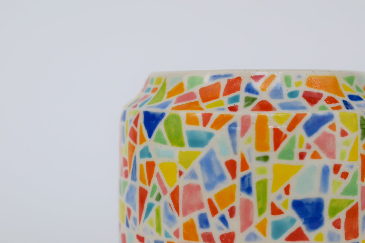 Stained Glass Window Vase