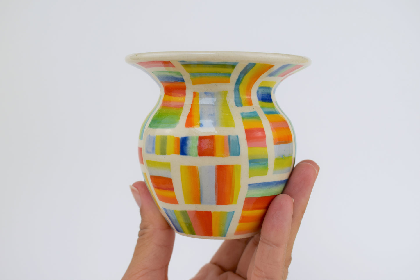 Colourful Cubes Vase II