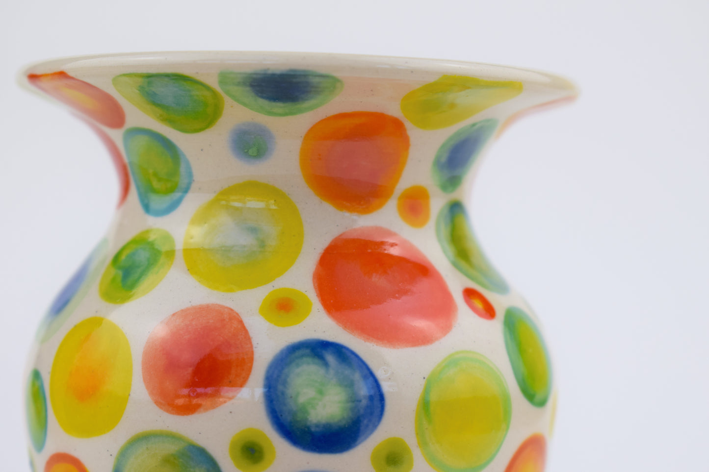 Rainbow Spot Vase II