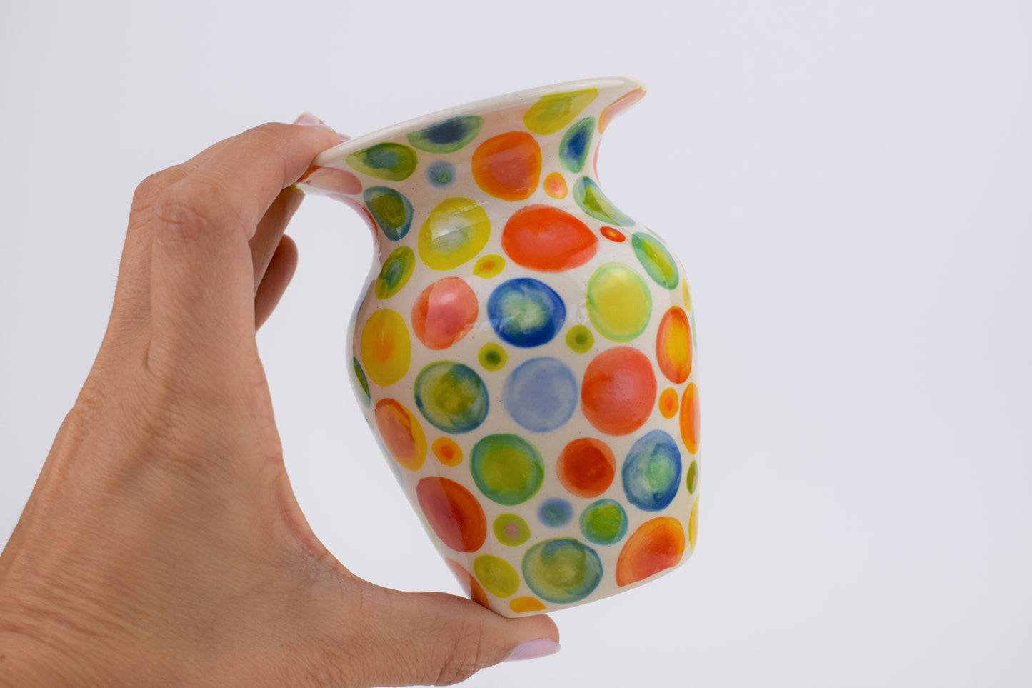 Rainbow Spot Vase II