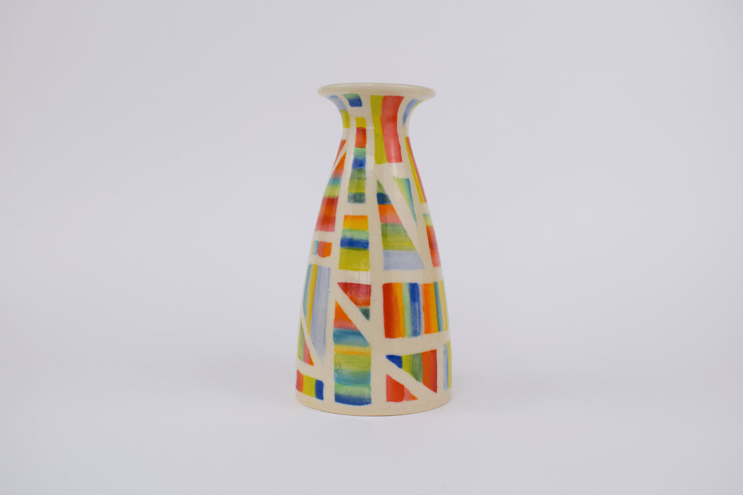 Rainbow Geometric Mini Vase II